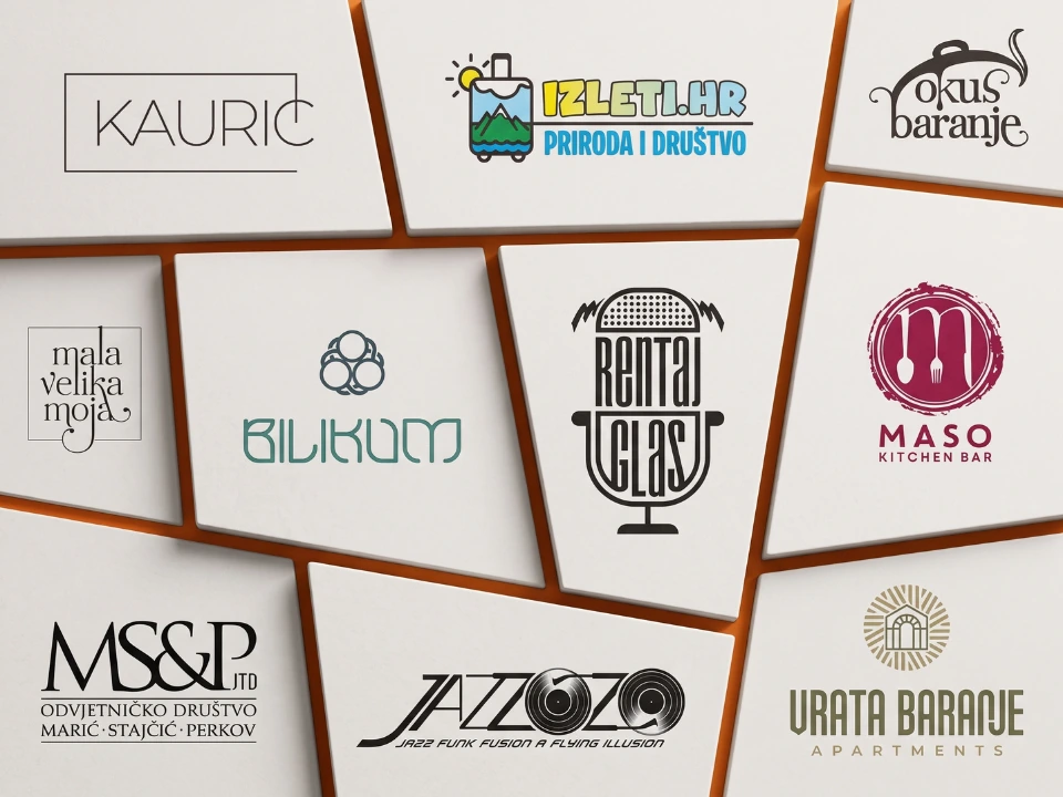 Izbor logotipa i vizualnih identiteta agencije Dva Lika